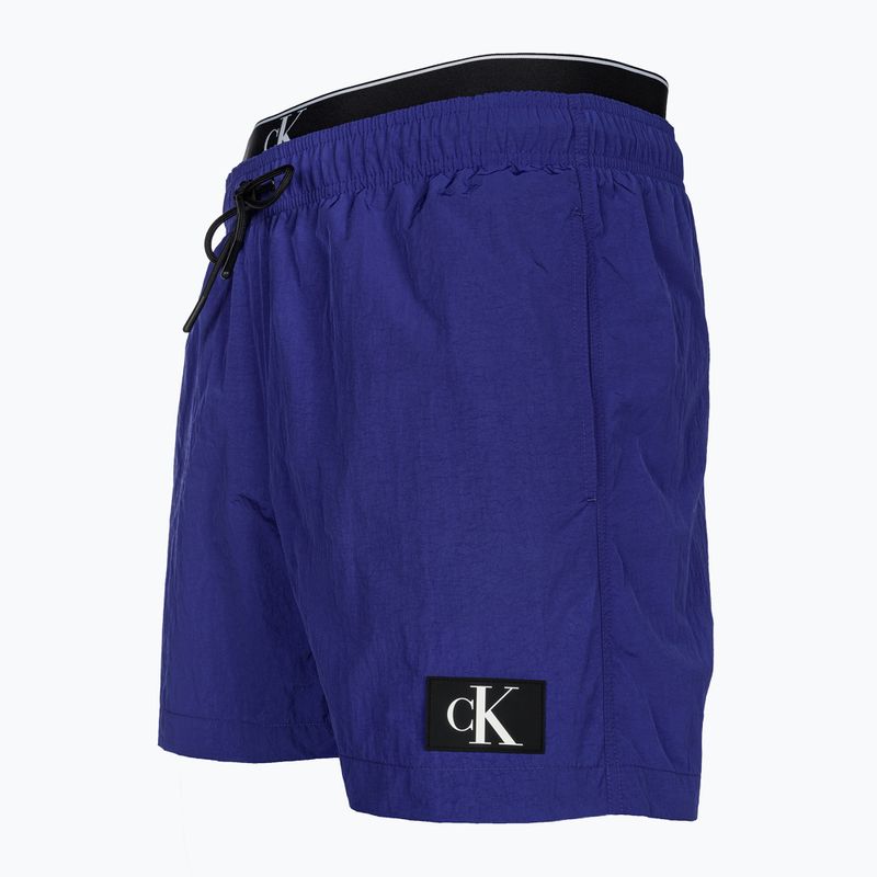 Pánske plavecké šortky Calvin Klein Medium Double WB midnight lagoon 3