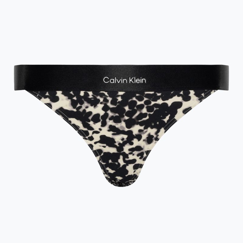 Calvin Klein Cheeky Bikini Spodný diel plaviek s rozmazanou zvieracou potlačou