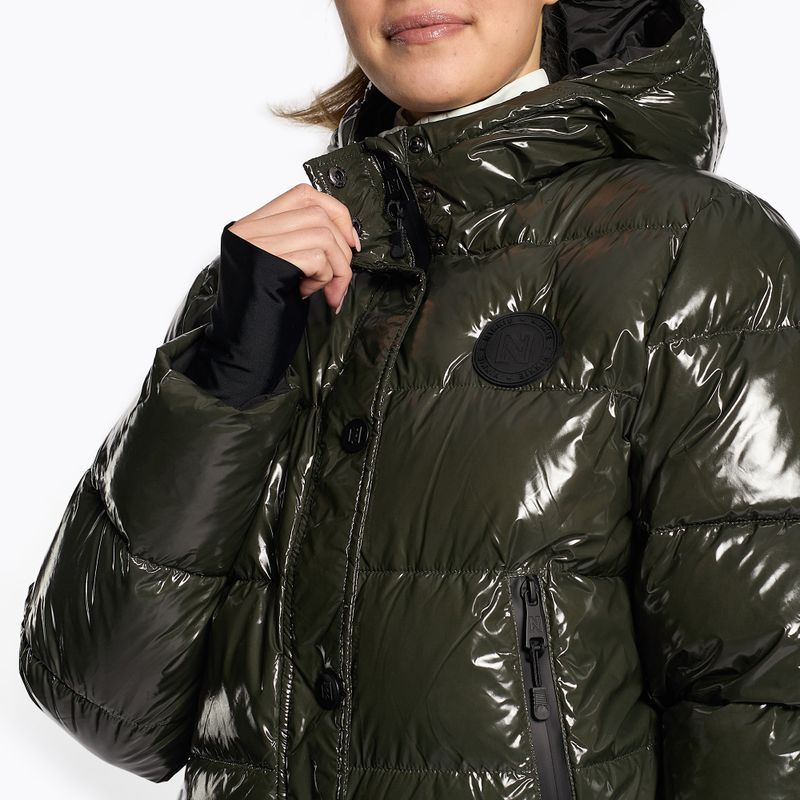Dámska lyžiarska bunda Nikkie Uma Ski lesná zelená 3