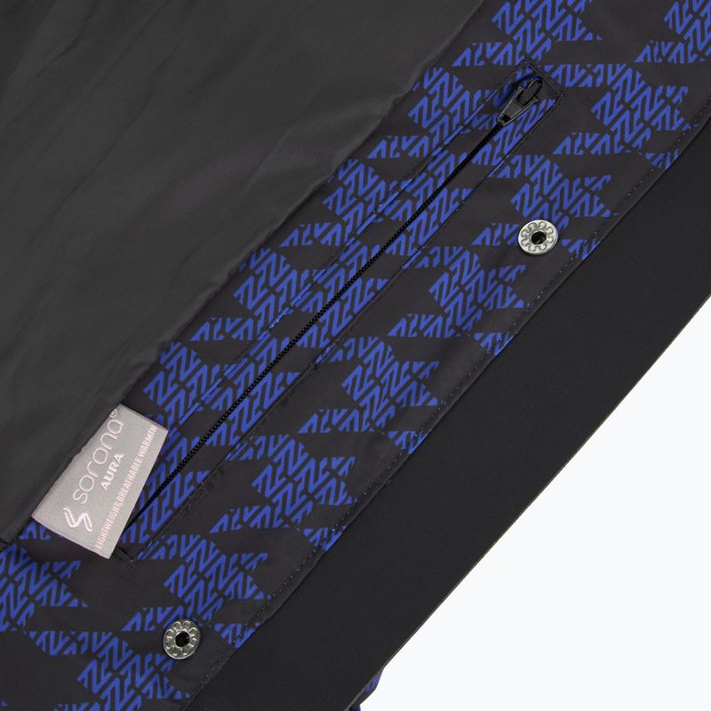 Dámska lyžiarska bunda Nikkie Grenoble oslnivo modrá 5