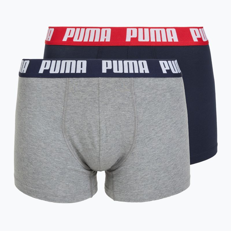 Pánske boxerky PUMA Everyday Basic 2 páry navy/grey
