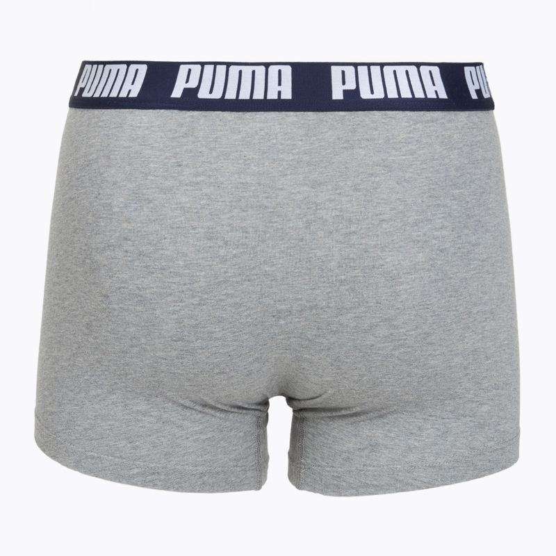 Pánske boxerky PUMA Everyday Basic 2 páry navy/grey 3
