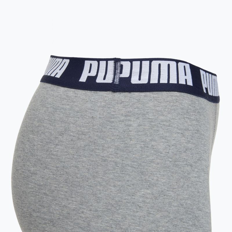 Pánske boxerky PUMA Everyday Basic 2 páry navy/grey 4
