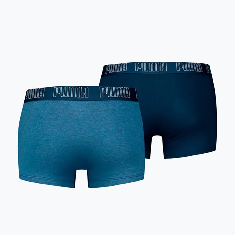 Pánske boxerky PUMA Everyday Trunk 2 páry light blue melange 2