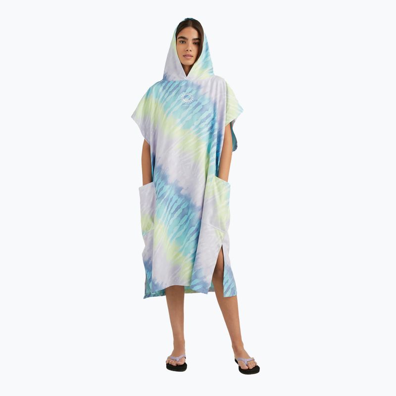 Dámske pončo O'Neill Quick Dry Jack`s blue tie dye 3