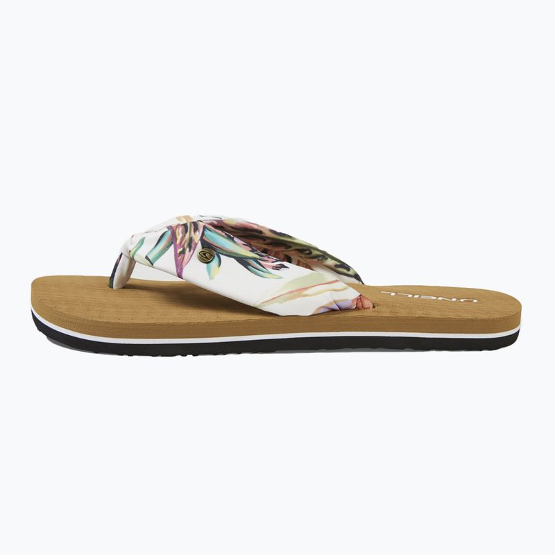 Dámske žabky O'Neill Ditsy Sun Bloom white tropical flower 10