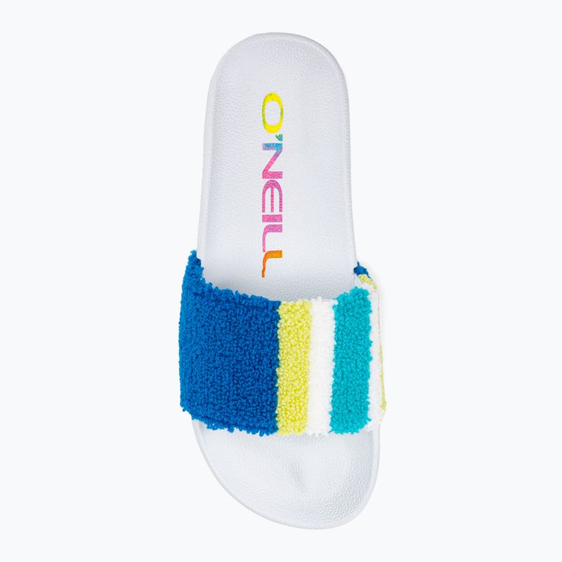 Dámske žabky O'Neill Brights Slides blue towel stripe 6