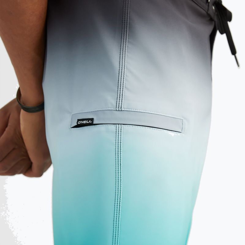 Pánske plavecké šortky O'Neill Heat Fade 19'' black out 6