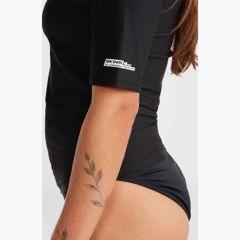 Dámske plavecké tričko O'Neill Essentials Bidart Skin black out 3