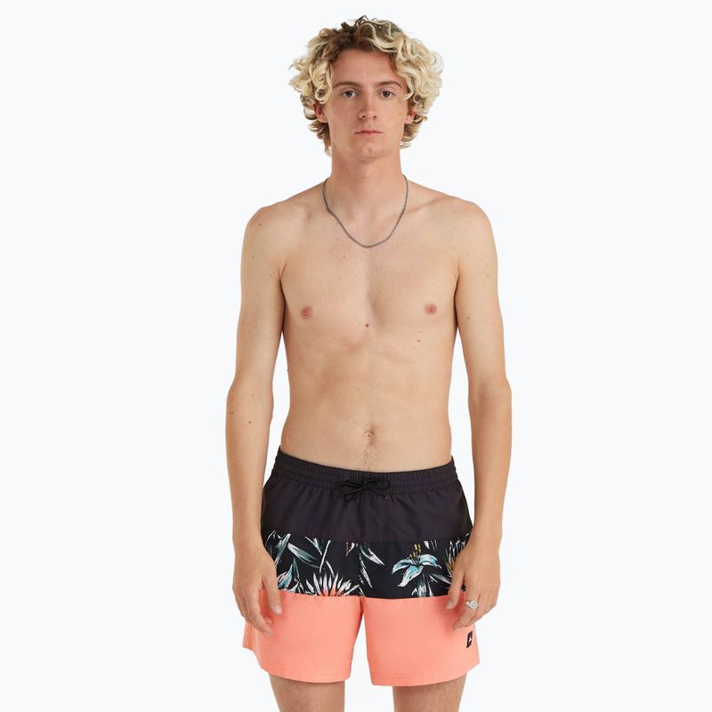 Pánske plavecké šortky O'Neill Mix & Match Cali Block 15'' black tropicana 3