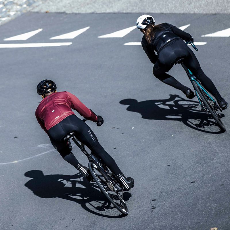 Pánska cyklistická bunda Rogelli Essential Winter burgundy 7