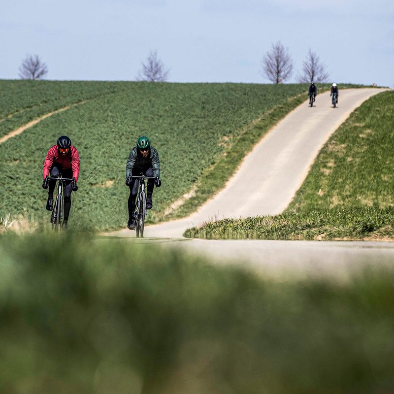 Pánska cyklistická bunda Rogelli Essential Winter burgundy 8