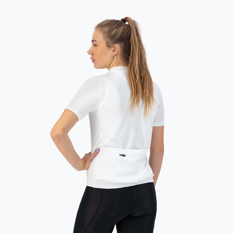 Dámsky cyklistický dres Rogelli Core white 3
