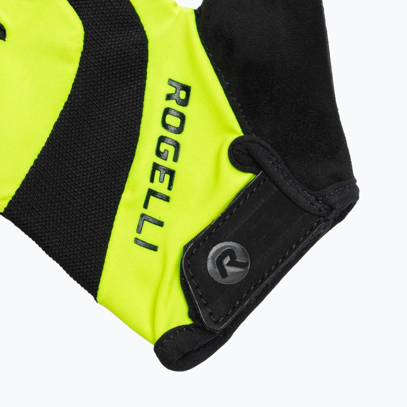 Pánske cyklistické rukavice Phoenix II fluor yellow 4
