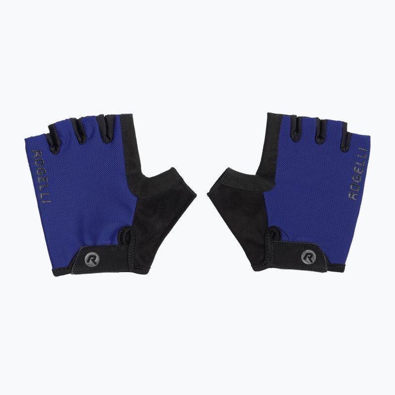Rogelli Core blue pánske cyklistické rukavice 2