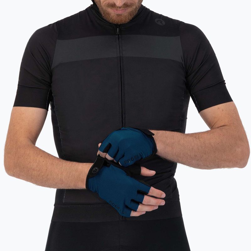 Pánske cyklistické rukavice Rogelli Core navy 7