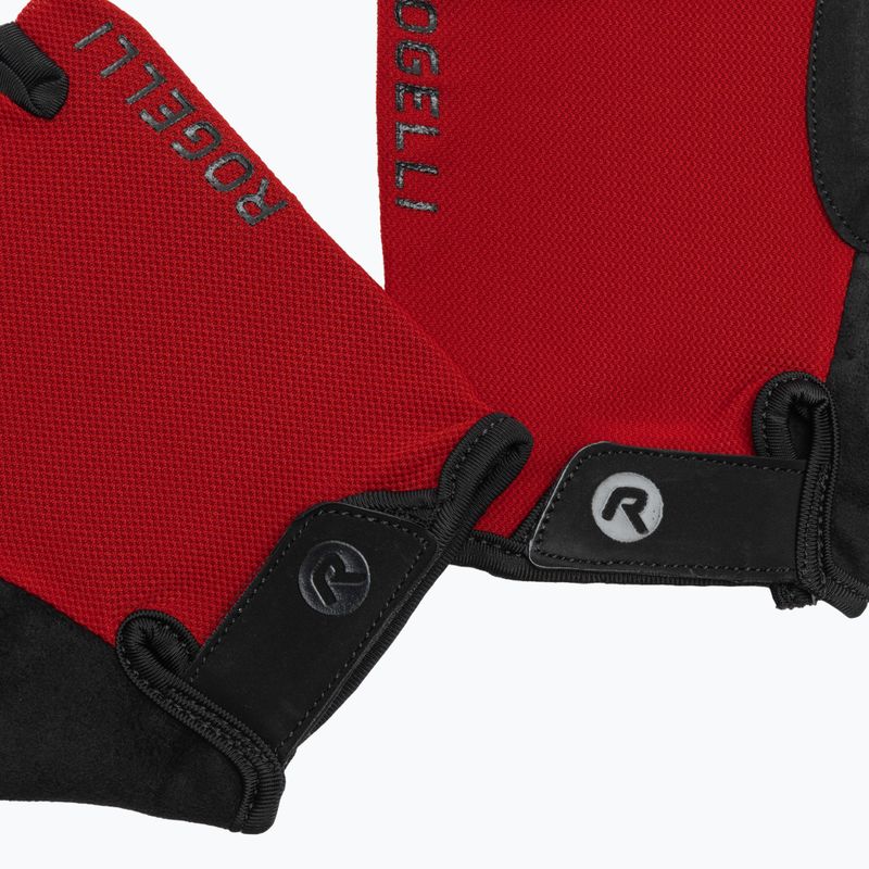 Pánske cyklistické rukavice Rogelli Core red 5