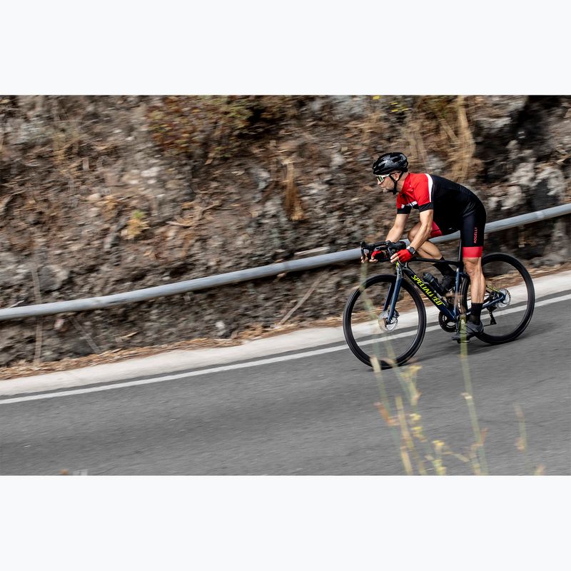 Pánske cyklistické tričko Rogelli Course black/red/white 7