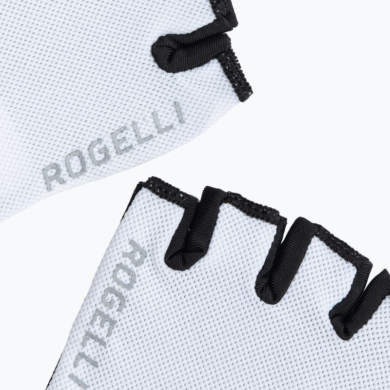 Dámske cyklistické rukavice Rogelli Core W white 4