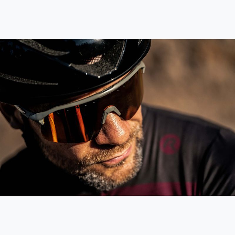 Slnečné okuliare Rogelli Ventro Polarized grey/bordeaux/red revo 5