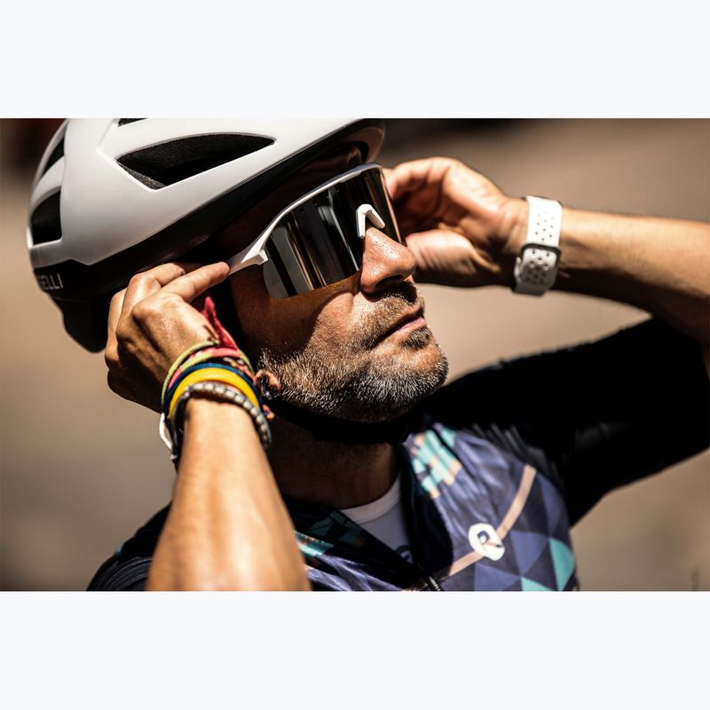 Slnečné okuliare Rogelli Ventro Polarized white/taupe/brown platinum revo 4