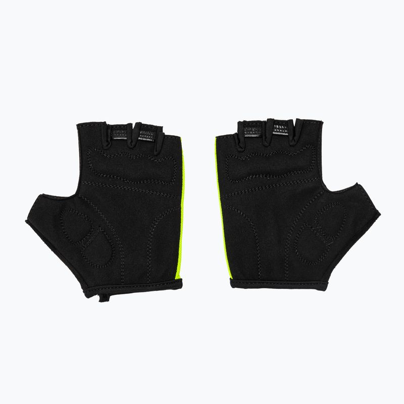 Detské cyklistické rukavice Rogelli Core Jr fluor yellow 3