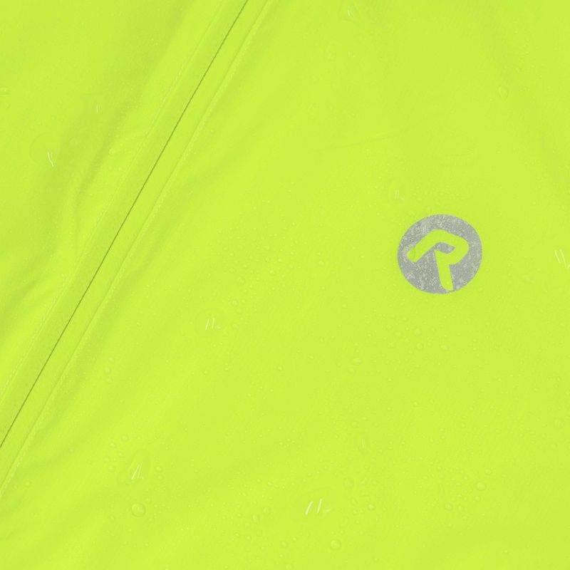 Pánska cyklistická bunda Rogelli Essential Rain fluorescent yellow 6