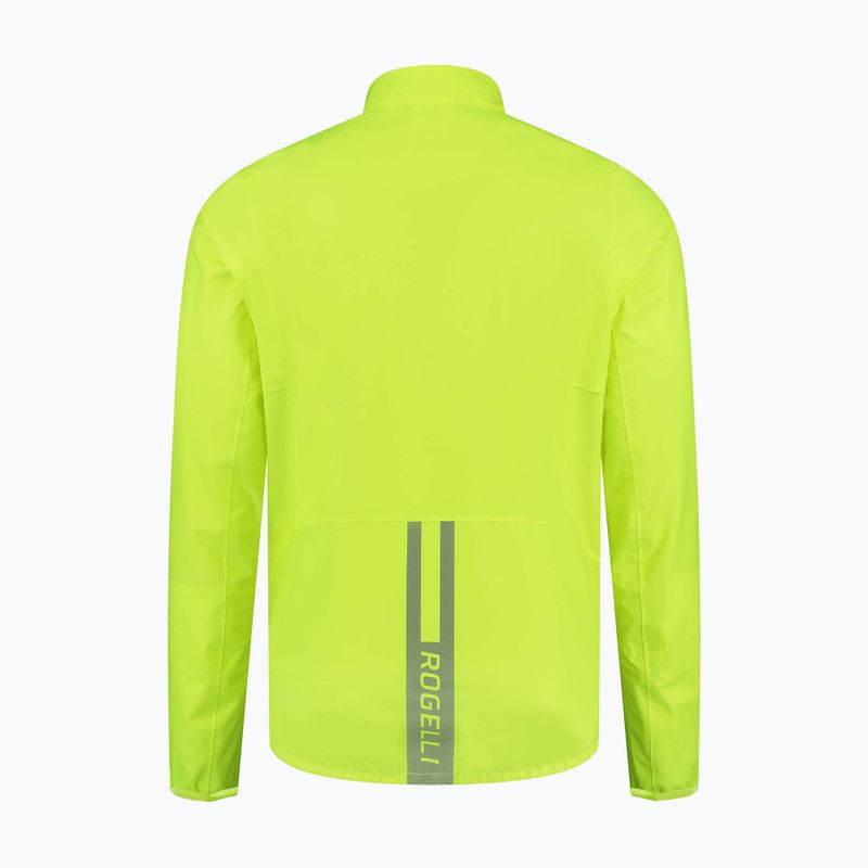 Pánska cyklistická bunda Rogelli Distance yellow 4