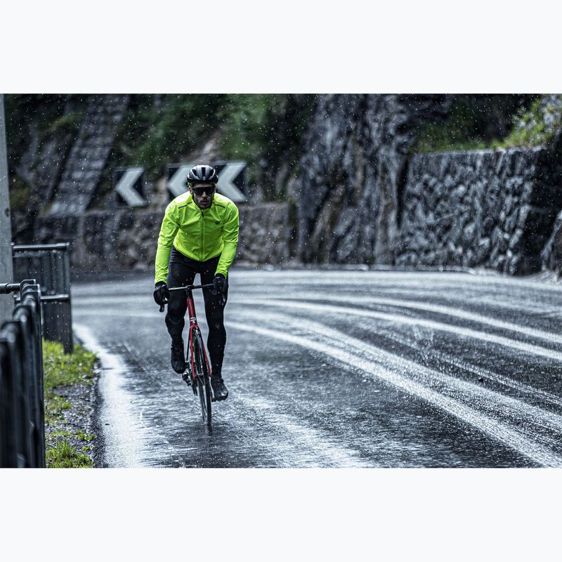 Pánska cyklistická bunda Rogelli Distance yellow 6
