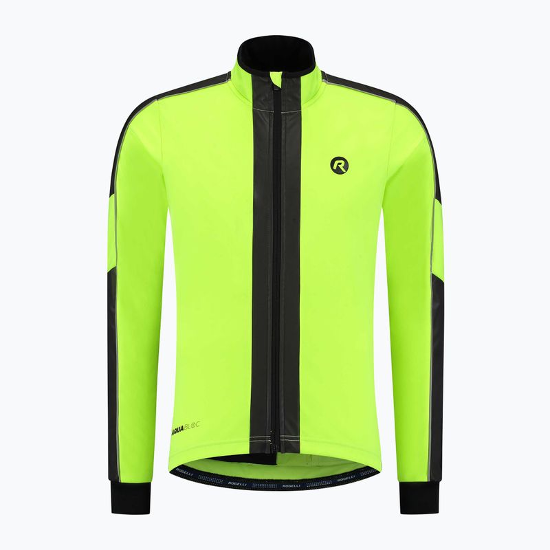 Pánska cyklistická bunda Rogelli Essential Winter Hi Vis yellow 5