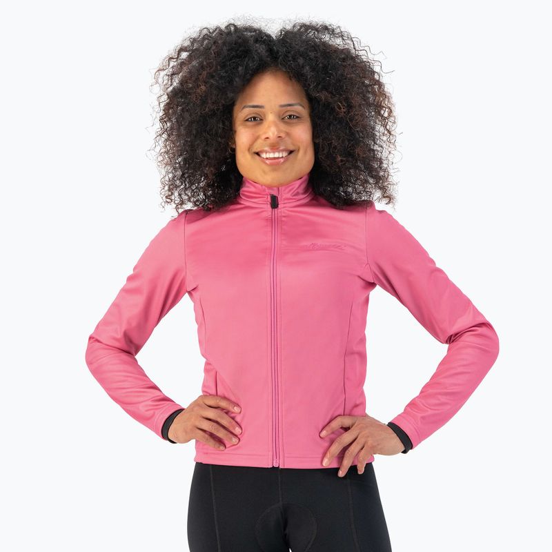 Dámska cyklistická bunda Rogelli Core Winter pink