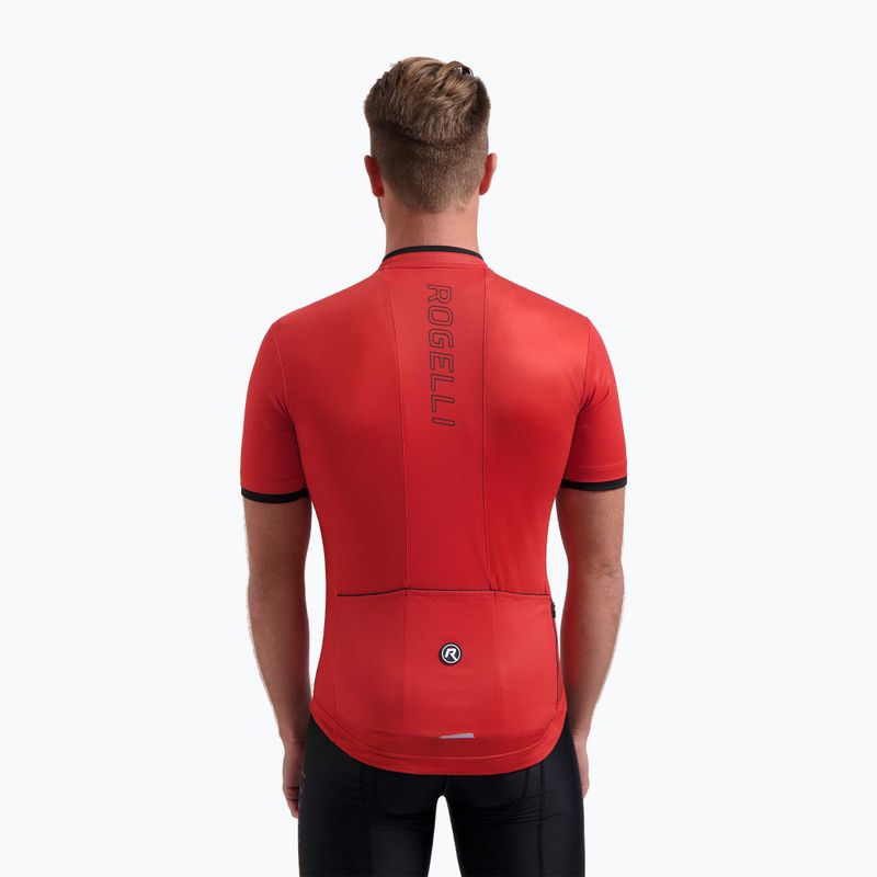 Pánske cyklistické tričko Rogelli Essential red 2