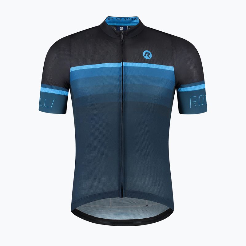 Pánsky cyklistický dres Rogelli Hero II black/blue 4