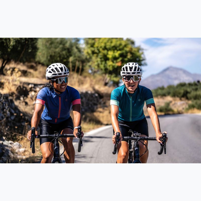 Dámsky cyklistický dres Rogelli Modesta green/turquoise 8