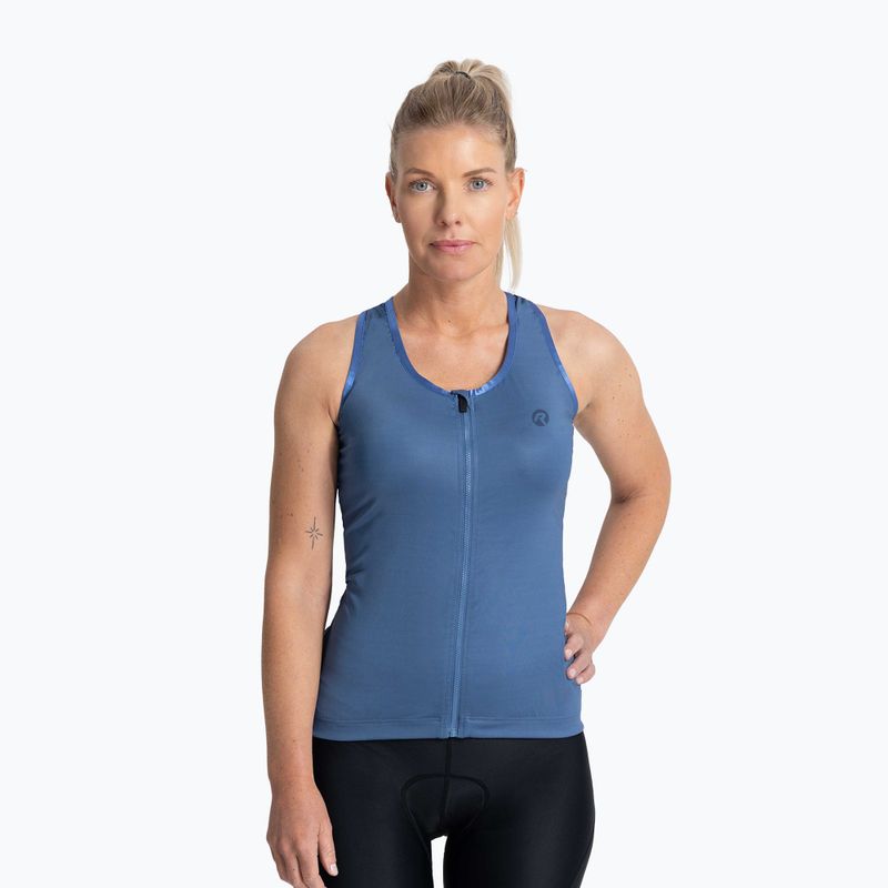 Dámske cyklistické tielko Rogelli Abbey Tank Top navy