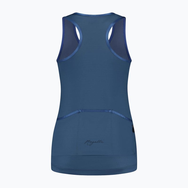 Dámske cyklistické tielko Rogelli Abbey Tank Top navy 4