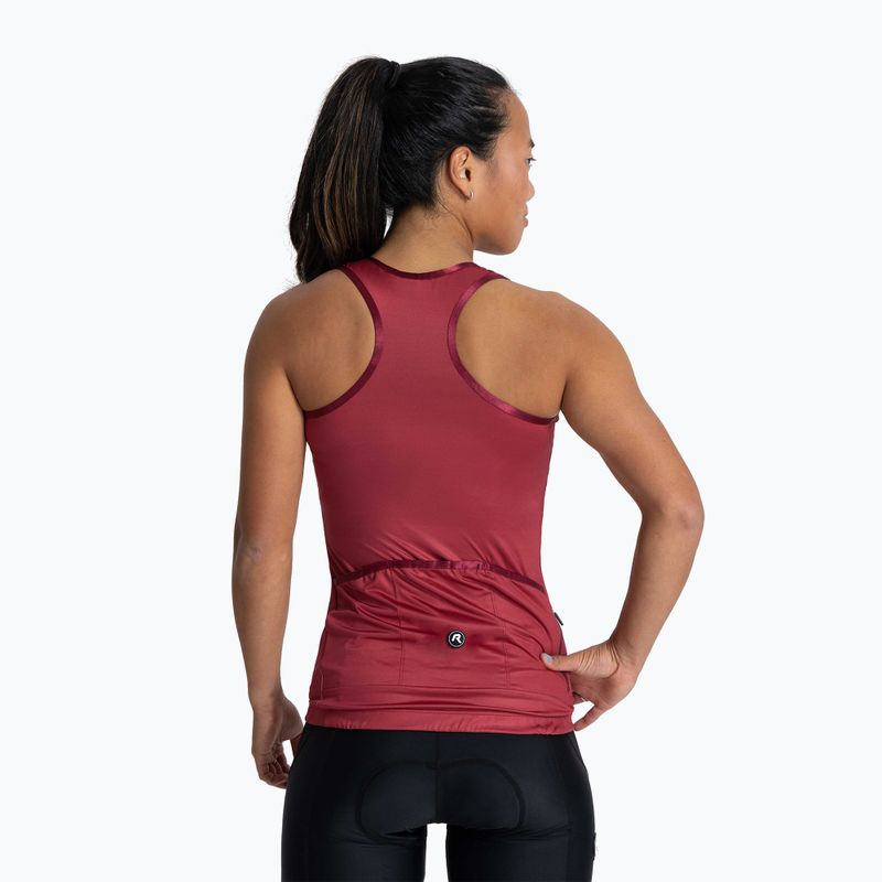 Dámske cyklistické tielko Rogelli Abbey Tank Top cerise 2