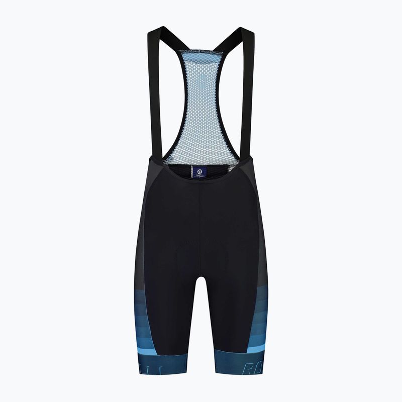 Cyklistické šortky pánske    Rogelli Hero II Bib Short blue/black 3