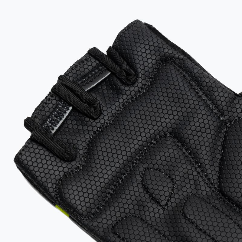 Rogelli Hero II pánske cyklistické rukavice black/fluor/grey 6