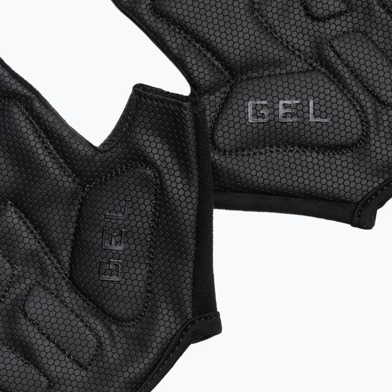 Rogelli Hero II pánske cyklistické rukavice black/fluor/grey 7
