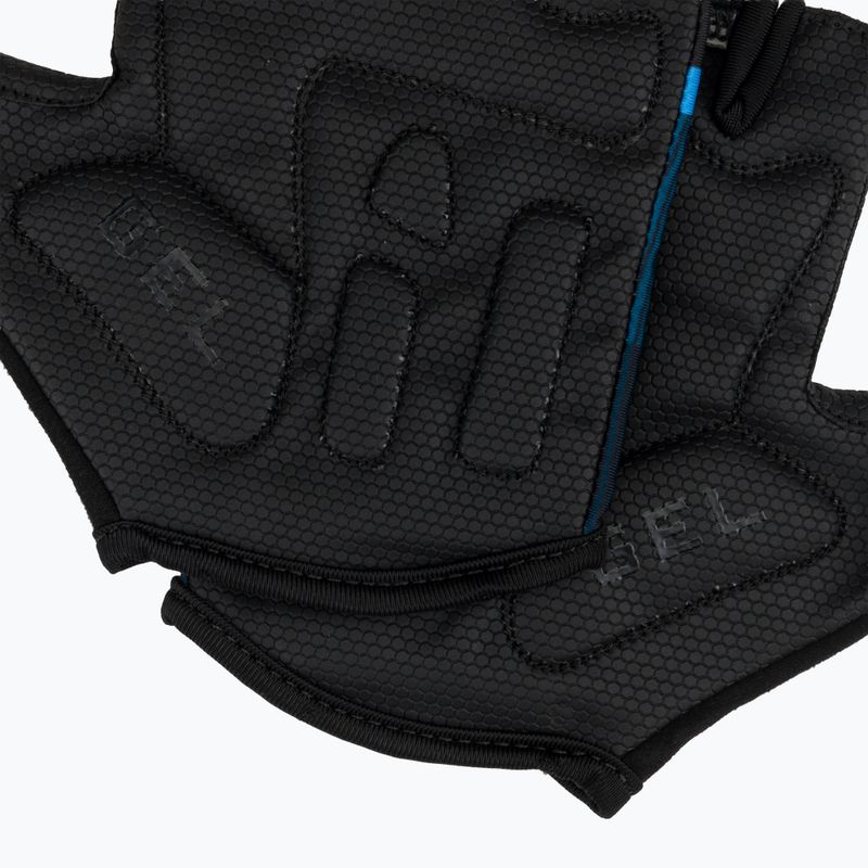Rogelli Hero II pánske cyklistické rukavice black/blue 6