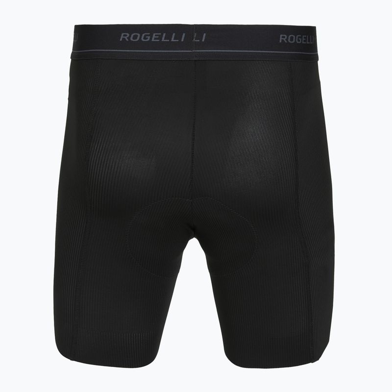 Pánske cyklistické boxerky Rogelli Prime Boxer čierne 2
