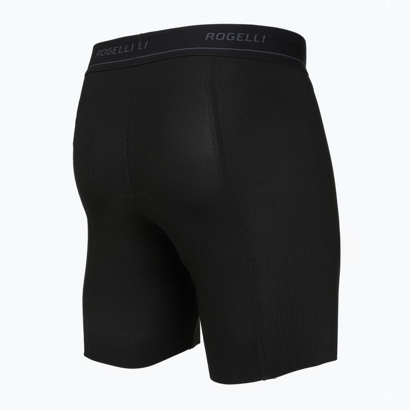 Pánske cyklistické boxerky Rogelli Prime Boxer čierne 3