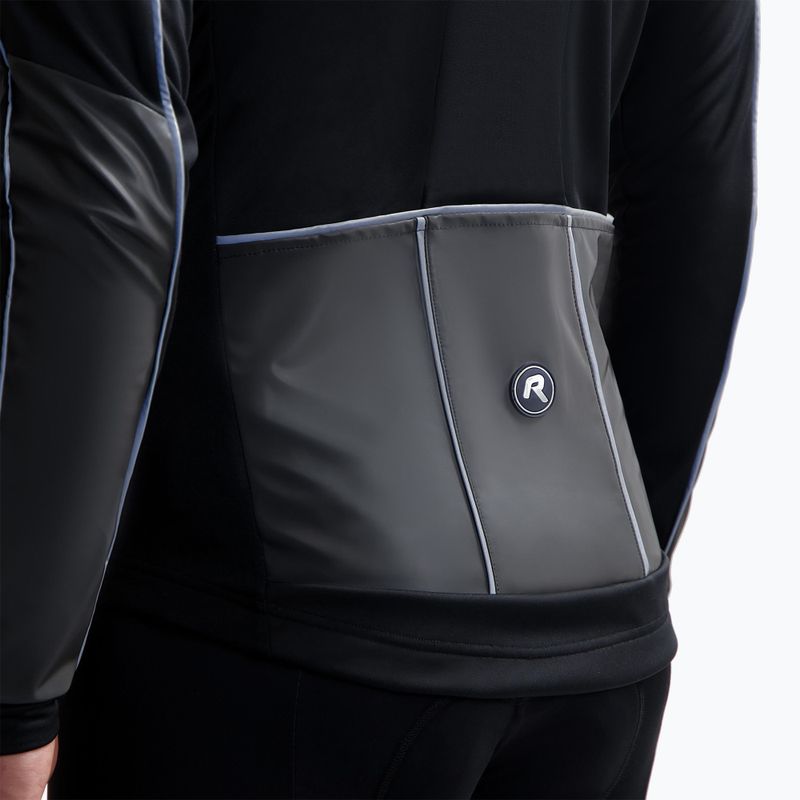 Pánska cyklistická bunda Rogelli Essential Winter Hi Vis black 4