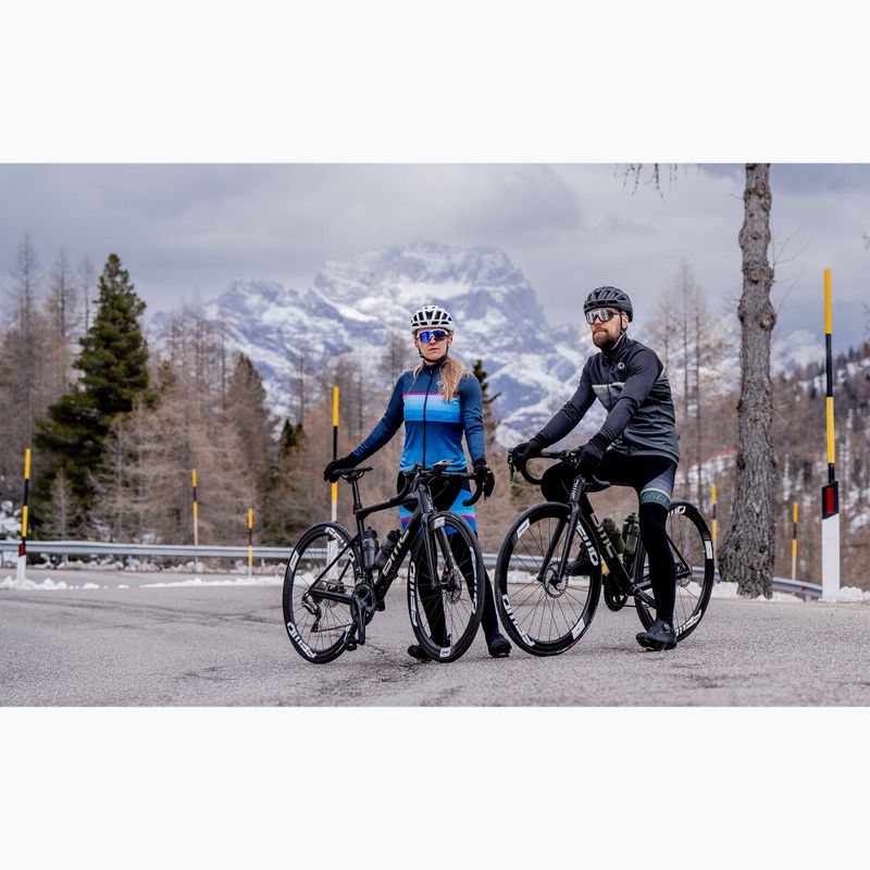 Dámske cyklistické tričko s dlhým rukávom Rogelli Impress II blue / pink 11