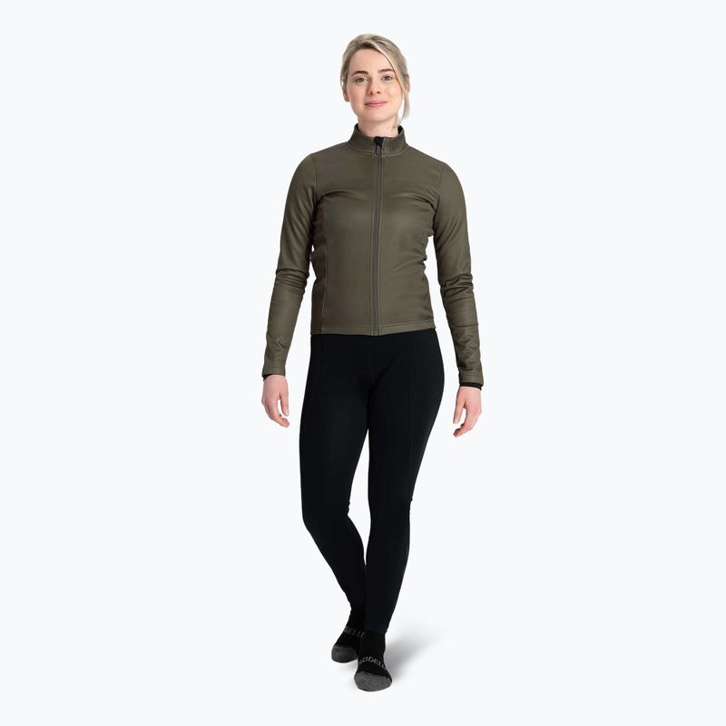 Dámska cyklistická bunda Rogelli Core Winter green 2