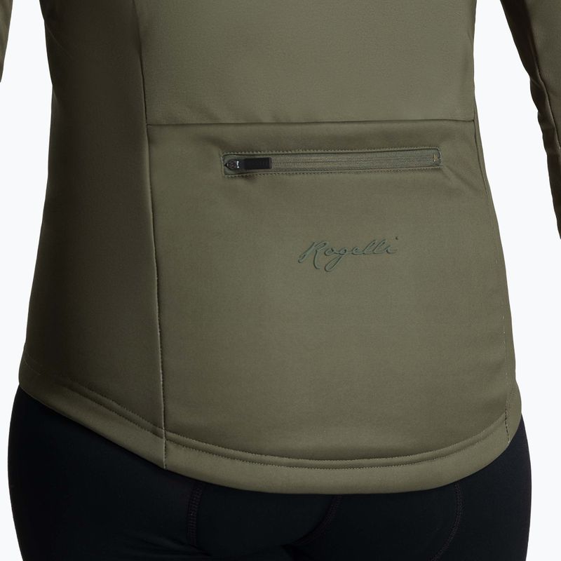 Dámska cyklistická bunda Rogelli Core Winter green 4