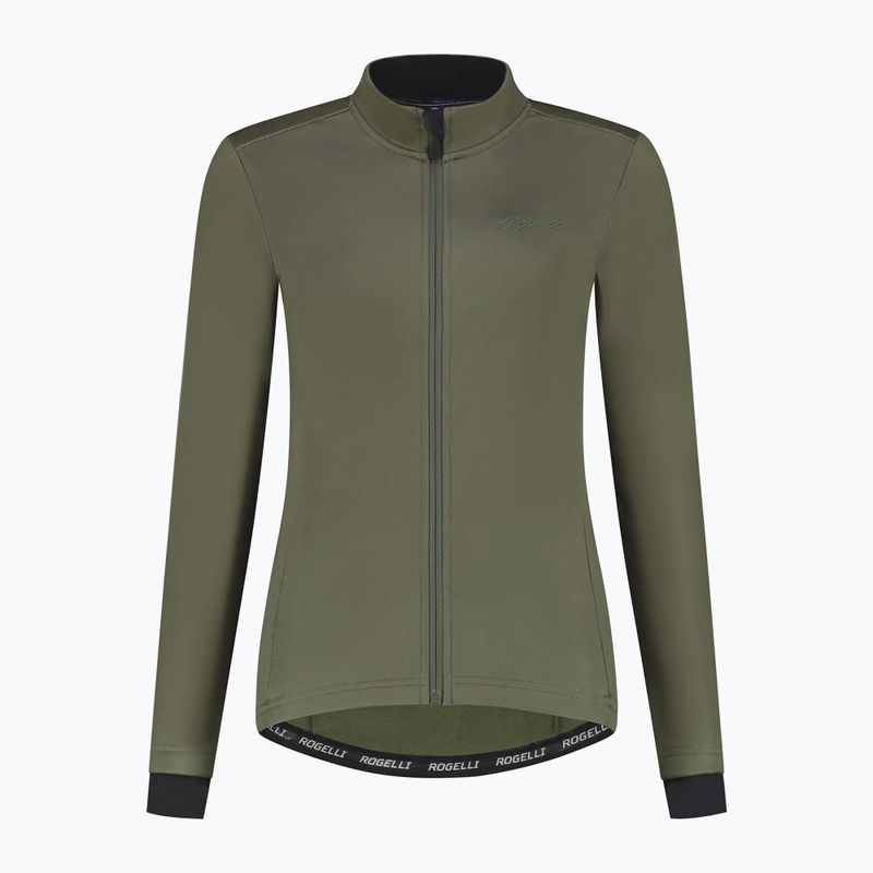 Dámska cyklistická bunda Rogelli Core Winter green 5