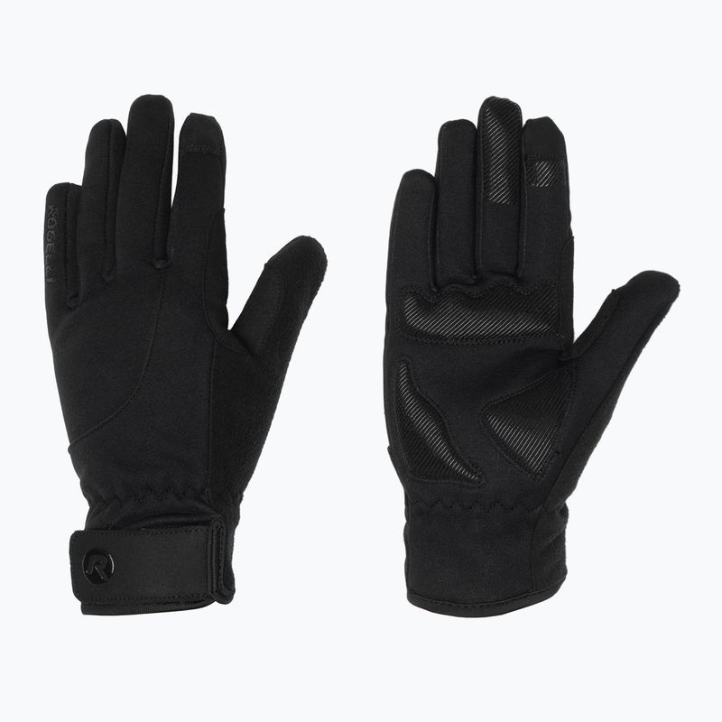 Dámske cyklistické rukavice Rogelli Core II Winter Windproof W black