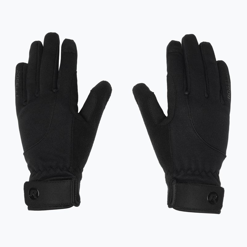 Dámske cyklistické rukavice Rogelli Core II Winter Windproof W black 2